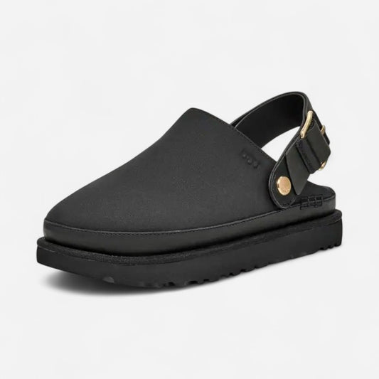 Goldenstar Villa Clog Black