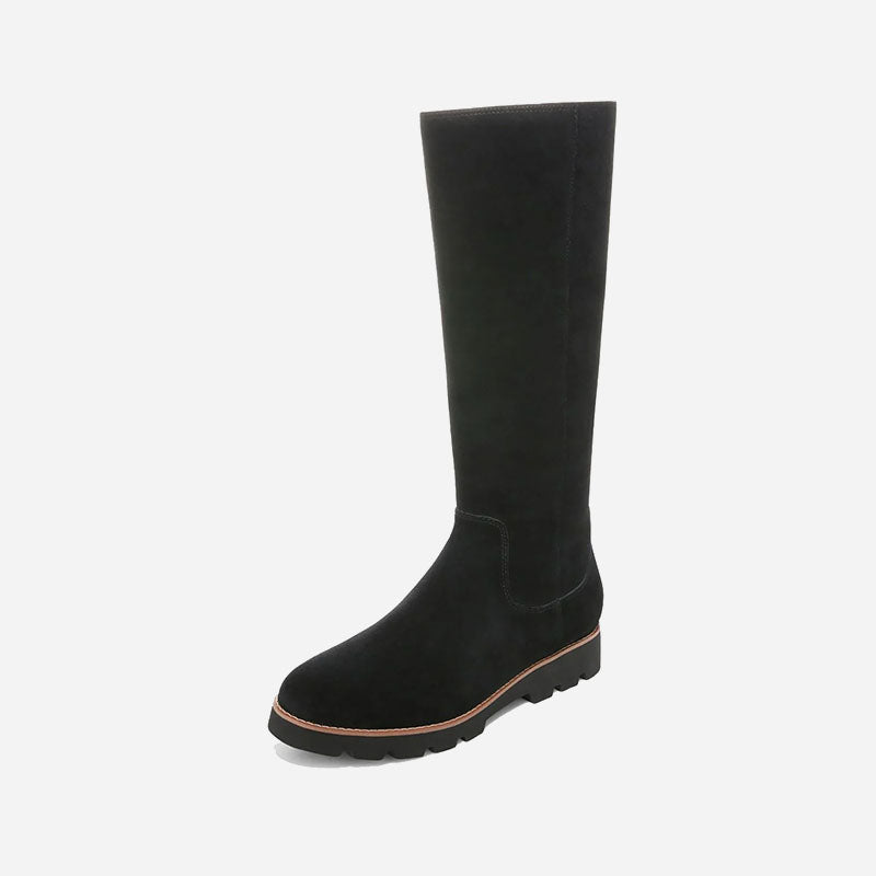 Gwen Black Waterproof Suede